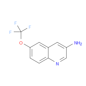 6-(TRIFLUOROMETHOXY)QUINOLIN-3-AMINE
