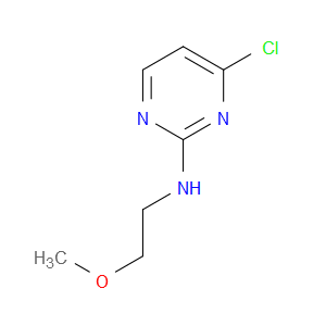 4-CHLORO-N-(2-METHOXYETHYL)PYRIMIDIN-2-AMINE