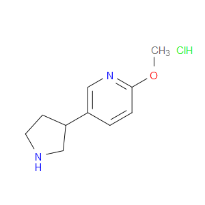2-METHOXY-5-(PYRROLIDIN-3-YL)PYRIDINE HYDROCHLORIDE
