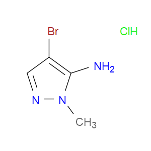 4-BROMO-1-METHYL-1H-PYRAZOL-5-AMINE HYDROCHLORIDE - Click Image to Close