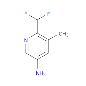 6-(DIFLUOROMETHYL)-5-METHYLPYRIDIN-3-AMINE
