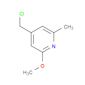 4-(CHLOROMETHYL)-2-METHOXY-6-METHYLPYRIDINE