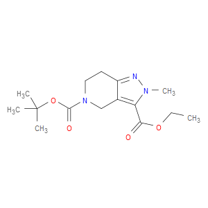 5-TERT-BUTYL 3-ETHYL 2-METHYL-2H,4H,5H,6H,7H-PYRAZOLO[4,3-C]PYRIDINE-3,5-DICARBOXYLATE - Click Image to Close