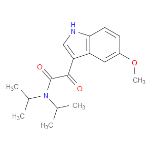 N,N-DIISOPROPYL-2-(5-METHOXY-1H-INDOL-3-YL)-2-OXOACETAMIDE