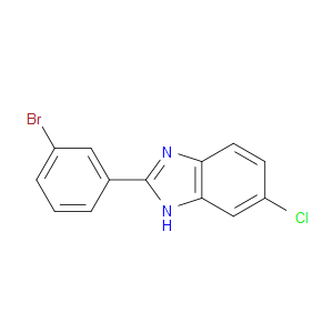 2-(3-BROMOPHENYL)-6-CHLORO-1H-BENZO[D]IMIDAZOLE