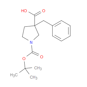 3-BENZYL-1-(TERT-BUTOXYCARBONYL)PYRROLIDINE-3-CARBOXYLIC ACID - Click Image to Close