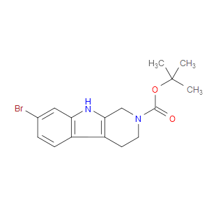 TERT-BUTYL 7-BROMO-3,4-DIHYDRO-1H-PYRIDO[3,4-B]INDOLE-2(9H)-CARBOXYLATE