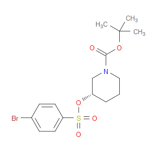 (S)-TERT-BUTYL 3-(((4-BROMOPHENYL)SULFONYL)OXY)PIPERIDINE-1-CARBOXYLATE