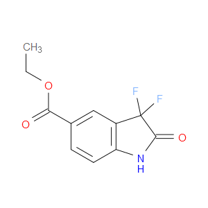 ETHYL 3,3-DIFLUORO-2-OXOINDOLINE-5-CARBOXYLATE