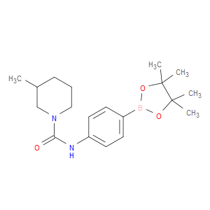 3-METHYL-N-(4-(4,4,5,5-TETRAMETHYL-1,3,2-DIOXABOROLAN-2-YL)PHENYL)PIPERIDINE-1-CARBOXAMIDE