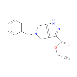 ETHYL 5-BENZYL-1,4,5,6-TETRAHYDROPYRROLO[3,4-C]PYRAZOLE-3-CARBOXYLATE - Click Image to Close