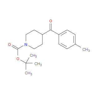 TERT-BUTYL 4-(4-METHYLBENZOYL)PIPERIDINE-1-CARBOXYLATE