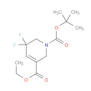 1-TERT-BUTYL 3-ETHYL 5,5-DIFLUORO-5,6-DIHYDROPYRIDINE-1,3(2H)-DICARBOXYLATE