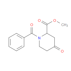 METHYL 1-BENZOYL-4-OXOPIPERIDINE-2-CARBOXYLATE
