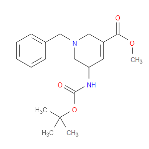 METHYL 1-BENZYL-5-(TERT-BUTOXYCARBONYLAMINO)-1,2,5,6-TETRAHYDROPYRIDINE-3-CARBOXYLATE