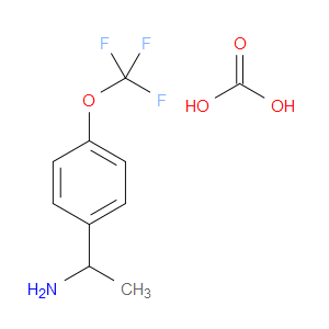 1-(4-(TRIFLUOROMETHOXY)PHENYL)ETHAN-1-AMINE CARBONATE