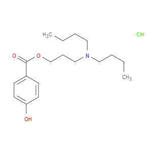 3-(DIBUTYLAMINO)PROPYL 4-HYDROXYBENZOATE (HYDROCHLORIDE)