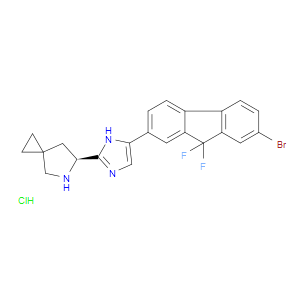 (S)-6-(5-(7-BROMO-9,9-DIFLUORO-9H-FLUOREN-2-YL)-1H-IMIDAZOL-2-YL)-5-AZASPIRO[2.4]HEPTANE HYDROCHLORIDE
