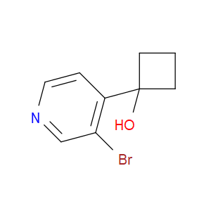 1-(3-BROMOPYRIDIN-4-YL)CYCLOBUTANOL - Click Image to Close