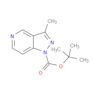 TERT-BUTYL 3-METHYL-1H-PYRAZOLO[4,3-C]PYRIDINE-1-CARBOXYLATE - Click Image to Close