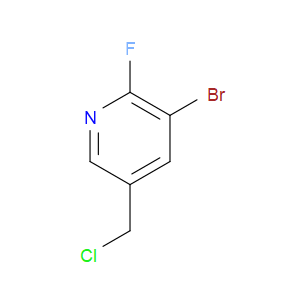 3-BROMO-5-(CHLOROMETHYL)-2-FLUOROPYRIDINE