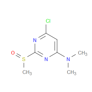 (6-CHLORO-2-METHANESULFINYL-PYRIMIDIN-4-YL)-DIMETHYL-AMINE