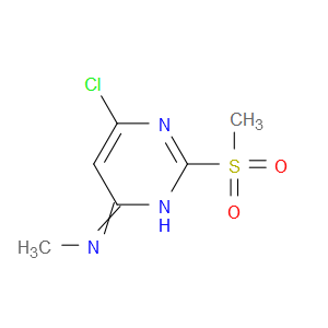 6-CHLORO-N-METHYL-2-(METHYLSULFONYL)PYRIMIDIN-4-AMINE - Click Image to Close