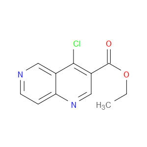 ETHYL 4-CHLORO-1,6-NAPHTHYRIDINE-3-CARBOXYLATE