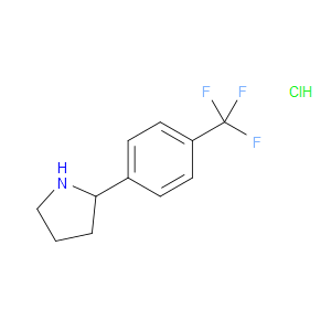 2-(4-(TRIFLUOROMETHYL)PHENYL)PYRROLIDINE HYDROCHLORIDE