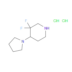 3,3-DIFLUORO-4-(PYRROLIDIN-1-YL)PIPERIDINE DIHYDROCHLORIDE - Click Image to Close
