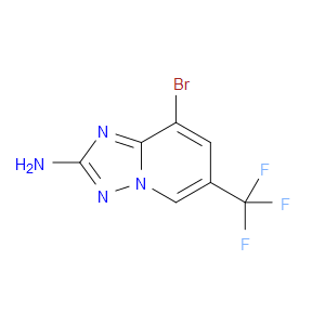 8-BROMO-6-(TRIFLUOROMETHYL)-[1,2,4]TRIAZOLO[1,5-A]PYRIDIN-2-AMINE