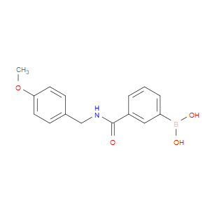 (3-((4-METHOXYBENZYL)CARBAMOYL)PHENYL)BORONIC ACID