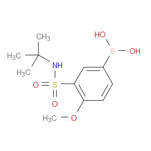 (3-(N-(TERT-BUTYL)SULFAMOYL)-4-METHOXYPHENYL)BORONIC ACID - Click Image to Close