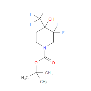 TERT-BUTYL 3,3-DIFLUORO-4-HYDROXY-4-(TRIFLUOROMETHYL)PIPERIDINE-1-CARBOXYLATE