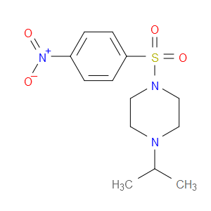 1-(4-NITROPHENYL)SULFONYL-4-PROPAN-2-YLPIPERAZINE