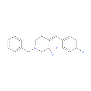 1-BENZYL-3,3-DIFLUORO-4-(4-FLUOROBENZYLIDENE)PIPERIDINE