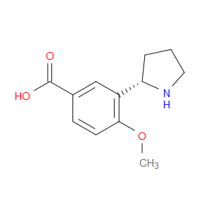 (S)-4-METHOXY-3-(PYRROLIDIN-2-YL)BENZOIC ACID HYDROCHLORIDE