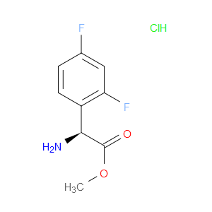 METHYL (2S)-2-AMINO-2-(2,4-DIFLUOROPHENYL)ACETATE HYDROCHLORIDE