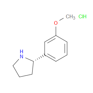 (S)-2-(3-METHOXYPHENYL)PYRROLIDINE HYDROCHLORIDE
