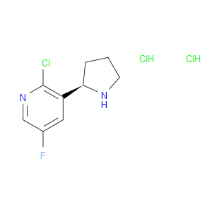 (R)-2-CHLORO-5-FLUORO-3-(PYRROLIDIN-2-YL)PYRIDINE 2HCL - Click Image to Close