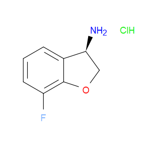 (3R)-7-FLUORO-2,3-DIHYDRO-1-BENZOFURAN-3-AMINE HYDROCHLORIDE