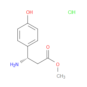 METHYL (3S)-3-AMINO-3-(4-HYDROXYPHENYL)PROPANOATE HYDROCHLORIDE - Click Image to Close