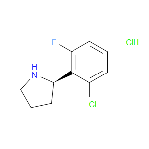 (2R)-2-(6-CHLORO-2-FLUOROPHENYL)PYRROLIDINE HYDROCHLORIDE