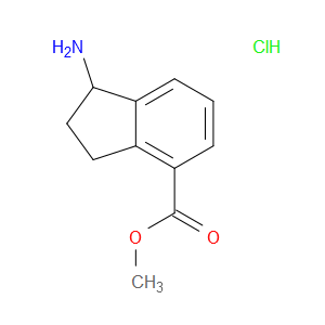 METHYL 1-AMINO-2,3-DIHYDRO-1H-INDENE-4-CARBOXYLATE HYDROCHLORIDE - Click Image to Close