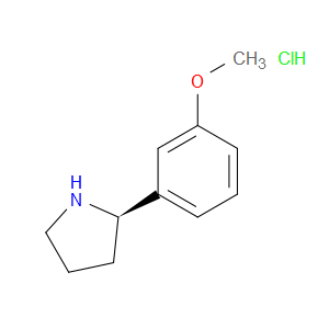 (R)-2-(3-METHOXYPHENYL)PYRROLIDINE HYDROCHLORIDE