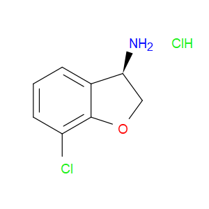 (3R)-7-CHLORO-2,3-DIHYDRO-1-BENZOFURAN-3-AMINE HYDROCHLORIDE