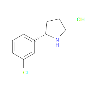 (2S)-2-(3-CHLOROPHENYL)PYRROLIDINE HYDROCHLORIDE