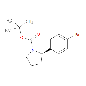 (R)-TERT-BUTYL 2-(4-BROMOPHENYL)PYRROLIDINE-1-CARBOXYLATE