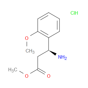 (S)-METHYL 3-AMINO-3-(2-METHOXYPHENYL)PROPANOATE HYDROCHLORIDE
