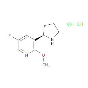 (R)-5-FLUORO-2-METHOXY-3-(PYRROLIDIN-2-YL)PYRIDINE DIHYDROCHLORIDE - Click Image to Close